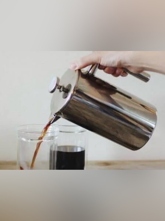SterlingPro 32oz (4 Cups) Stainless Steel French Press
